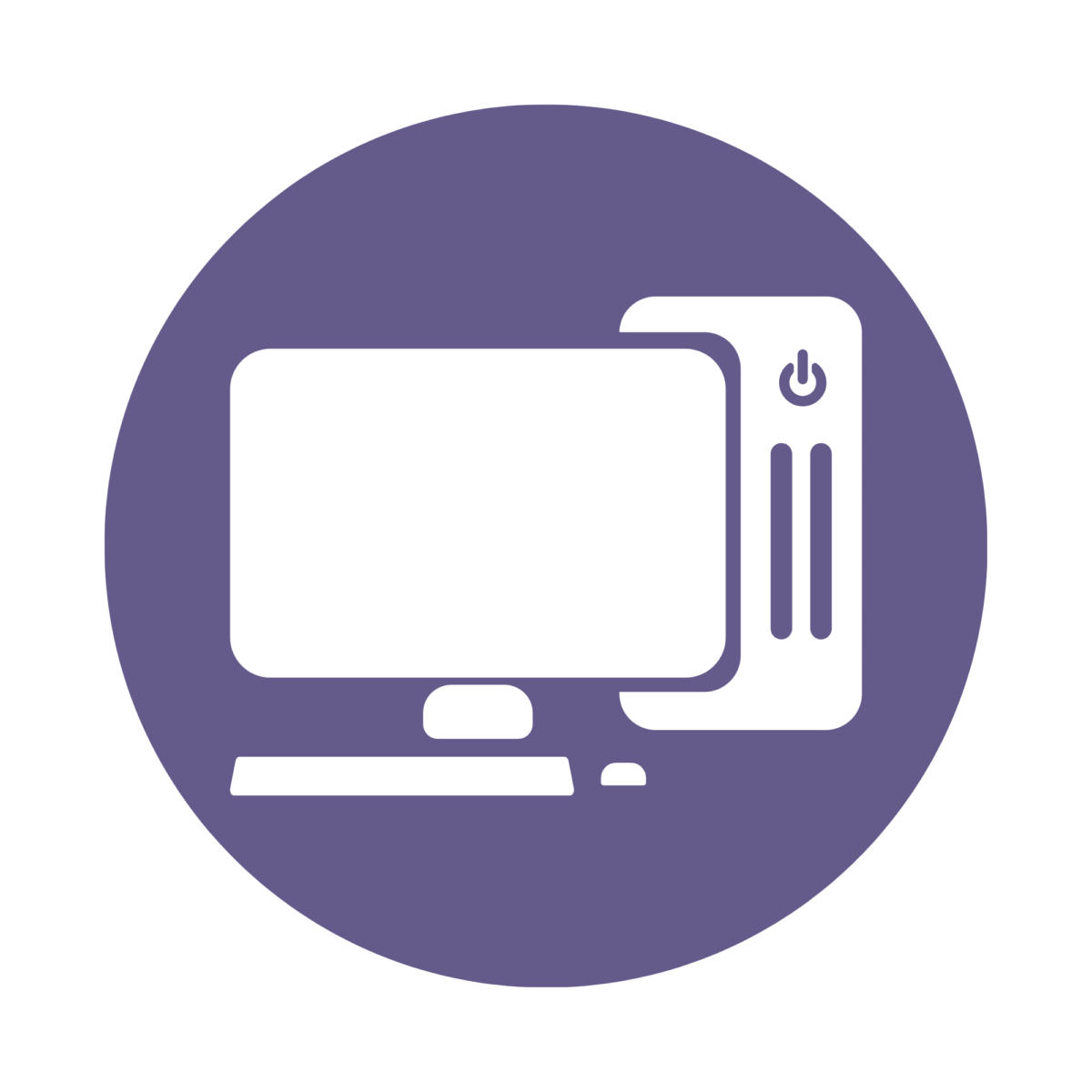 Logo de l'idée au clavier